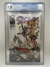 Spawn #9 (1993) CGC 9.8 WHITE PAGES - KEY 1st App. Angela and Medieval Spawn🔥🔑 picture