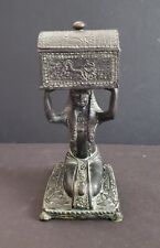 EARLY DECO EGYPTIAN REVIVAL GODDESS INTRICATE WEIDLICH BROTHERS CIGARETTE BOX picture