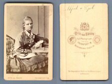 Otto van Bosch, Frankfurt a/ Main. Alfred von Lepel CDV. vintage albumen print. picture