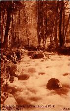 Ashland Or Oregon, Ashland Creek in Chautauqua Park postcard   picture