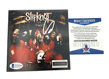 COREY TAYLOR SIGNED AUTOGRAPH SLIPKNOT CD BOOKLET BECKETT BAS  picture