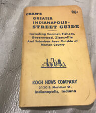 VINTAGE CRAM’S GREATER INDIANAPOLIS STREET GUIDE KOCH NEWS COMPANY 1976 picture