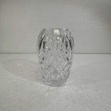 Vintage Smyth Hand Cut Crystal Vase Lattice 5” picture