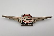 Rare LAKE CENTRAL AIRLINES Pilots Captain Sterling Silver Wings Pin 3