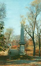 Concord Massachusetts MA, Battle Monument Park, Autumn, Vintage Postcard picture