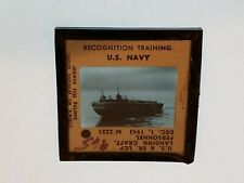0965 PHOTO GLASS SLIDE PLANE/SHIP Military US BR LCP LANDING CRAFT PERSONNEL picture