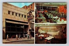 Columbus OH-Ohio, Mills Restaurant, Inside & Exterior, Vintage Postcard picture