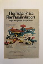 1970’s Fisher-Price Play Family Airport Toys Magazine Ad picture