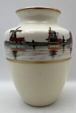 RARE Vintage Lenox Vase With Windmill Design Created For FREDERICK KEER'S SONS picture