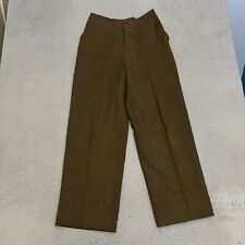 Vintage US Military Trousers Mens Size *34 x 33* Wool Green Pants *READ picture
