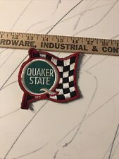 VTG QUAKER STATE MOTOR OIL PATCH MOTORSPORTS, RACING, CHECKERED FLAG picture