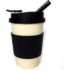 5.5" Coffee Cup Bubbler Water Pipe Smoking Coffee Cup PERFECT FOR TRAVEL picture