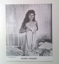 Bunny Yeager photo 8x10 vintage self-portrait heavy stock VF  picture