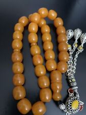 natural butterscotch amber faturan misbaha tesbih rosary prayer beads islamic picture