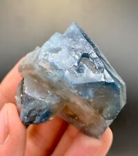 63 Gram Amazing Luster Of Blue Quartz Crystal Specimen From Afghanistan. picture
