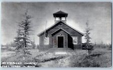 Fort Yukon Alaska AK Postcard St. Stephen's Church Exterior Scene c1920s Vintage picture