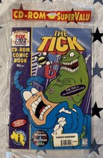 The Tick vs. The Common Cold -CD-ROM Comic Book 1st Edition NEW SEALED BAG 1996 picture