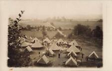 RPPC Birds Eye View Of NAVY Camp WW1 1910s Real Photo Postcard Us Military rare picture