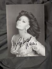 SOPHIA LOREN Signed Autograph photo picture