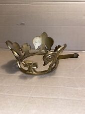 Antique Solid Bronze Catholic Holy Thursday Statue Crown 