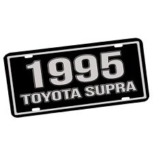 Compatible with 1978 through 2002 Supra Classic Import Aluminum License Plate picture