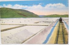 Great Dead Sea Salt Lake City Utah Postcard Chrome Unposted Salt Flats picture