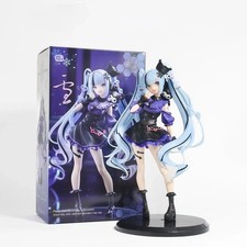 Anime Hatsune Miku Snow Miku × Kuromi Action Figure PVC Collectible Model Gift picture