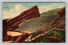 Morrison CO Red Rocks Theatre Park Red Rocks Colorado c1954 Vintage Postcard picture