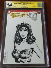 Wonder Woman 77 Meet Bionic Woman #1 CGC SS 9.8 Johnny D Desjardins Original Art picture