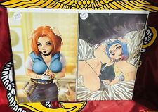 UNNATURAL BLUE BLOOD #1 Leirix Li & Peach Momoko Cover 1:50 Virgin Variant Set picture