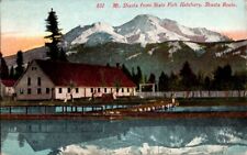 Vintage Postcard Mt. Shasta State Fish Hatchery Shasta Route WA Washington K-820 picture
