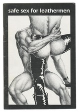 1992 Safe Sex For Leathermen HIV/AIDS Ed Manual P.W.A. Health Alliance Rare Gay picture