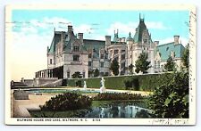 Postcard Biltmore House and Lake Biltmore North Carolina picture