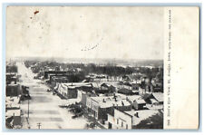 1910 Bird's Eye View St. Ansgar Iowa IA Otto Rossel The Jeweler Postcard picture