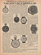 1958 Robert Bentley Sports Car Chronographs & Timers Cambridge MA - Vintage Ad picture
