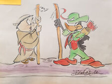Warner Brothers Daffy Duck & Porky Pig Original Drawing Signed by Kirk Mueller picture