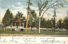 Andover,ME Village Common Leighton Oxford County Maine Antique Postcard 1C stamp picture