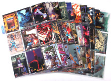 1997 FLEER/SKYBOX MARVEL PREMIUM QFX COMPLETE SET OF 72 CARDS PLUS MORE MINT picture