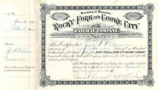Rocky Fork and Cooke City Railway Co. - Branch Line of the Northern Pacific - Ra picture