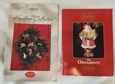 Vintage 1996 1998 Carlton Cards Heirloom Collectibles Ornaments Catalogs Xmas picture