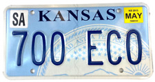 Kansas 2013 License Plate Vintage License Plate Saline County Decor Collector picture