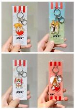 Mofusand X KFC Taiwan set of 4 characters Acrylic Keyring (official Merch) picture
