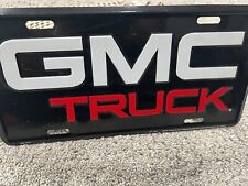 Vintage GMC Truck Booster License Plate picture