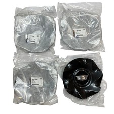 Escalade IQ OEM Center Caps Cadillac OS Black 86793046 Metallic Crest Set of 4 picture