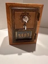Vintage Post Office Door (1959) Mail Box Piggy Bank Locked no Combination Decor picture