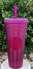 Starbucks Chapter 4 Fall 2022 Berry Bling Iridescent Venti Studded Tumbler 24z  picture