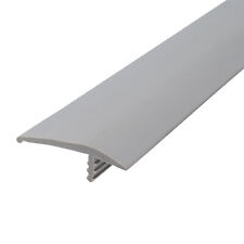 Outwater Plastic T-molding 1-1/4 Inch Dove Grey Flexible Polyethylene Off-Set picture