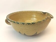 Vintage Used Rare 1996 Three Rivers Pottery Coshocton Myra Handled Mixing Bowl picture