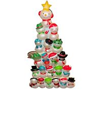 Hallmark 2014 Christmas Concert Snowmen Band Stack For Light-Music Show Lot of 4 picture