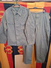 GDR NVA FDA FIELD SERVICE UNIFORM JACKET & TROUSERS 1969 picture